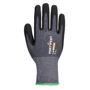 Portwest SG Grip15 Eco Nitril-Handschuhe - Pk 12 - grau/schwarz - Back