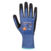 Dexti Ultra Schnittschutz-Handschuhe - blau/schwarz - Back