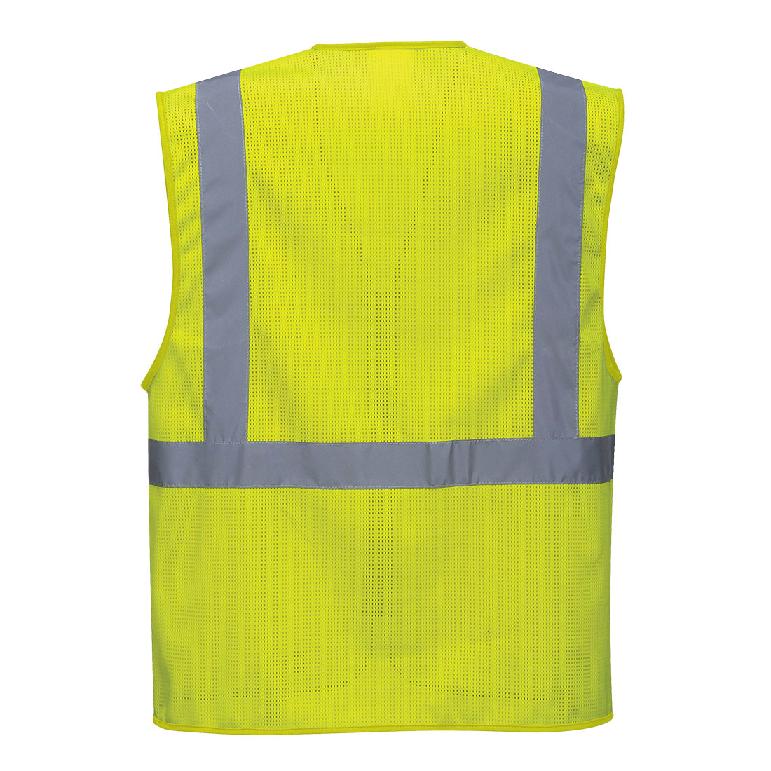 Portwest Athen Warnschutz MeshAir Exekutiv Weste - gelb - Back
