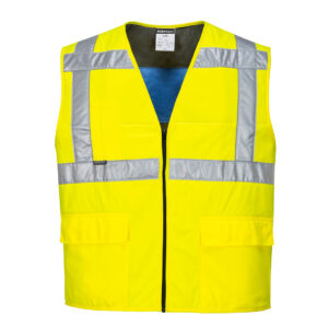 Portwest Warnschutz Kühlweste - gelb - Front