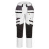 Portwest Bundhose mit abnehmbaren Holstertaschen - weiss/grau - Front