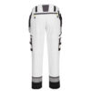 Portwest Bundhose mit abnehmbaren Holstertaschen - weiss/grau - Back