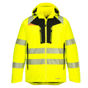 Portwest Warnschutz Stretch-Winterjacke - gelb/schwarz - Front