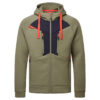 Portwest Hoodie mit Reissverschluss - moosgrün - Front