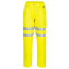 Portwest ECO Warnschutz-Arbeitshose - gelb - Front