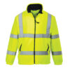 Portwest Warnschutz Fleecejacke - gelb - Front