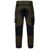 F. Engel Stretch-Handwerkerhose - 5320 waldgrün/schwarz - Back
