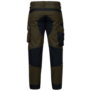 F. Engel Stretch-Handwerkerhose - 5320 waldgrün/schwarz - Back