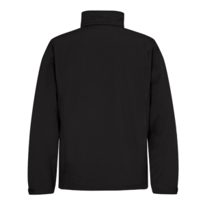 F. Engel Fleece Extend Softshelljacke - 20 schwarz - Back