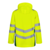 F. Engel Safety Shellparka - Gelb - 381 gelb/grün - Back