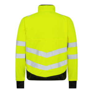 F. Engel Safety Softshelljacke - Gelb - 3820 gelb/schwarz - Back