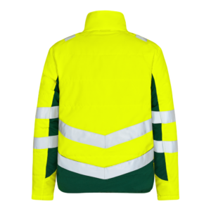 F. Engel Safety Steppjacke - 381 gelb/grün - Back
