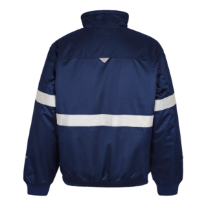 F. Engel Enterprise Pilotjacke mit Reflektoren - 6 marine - Back