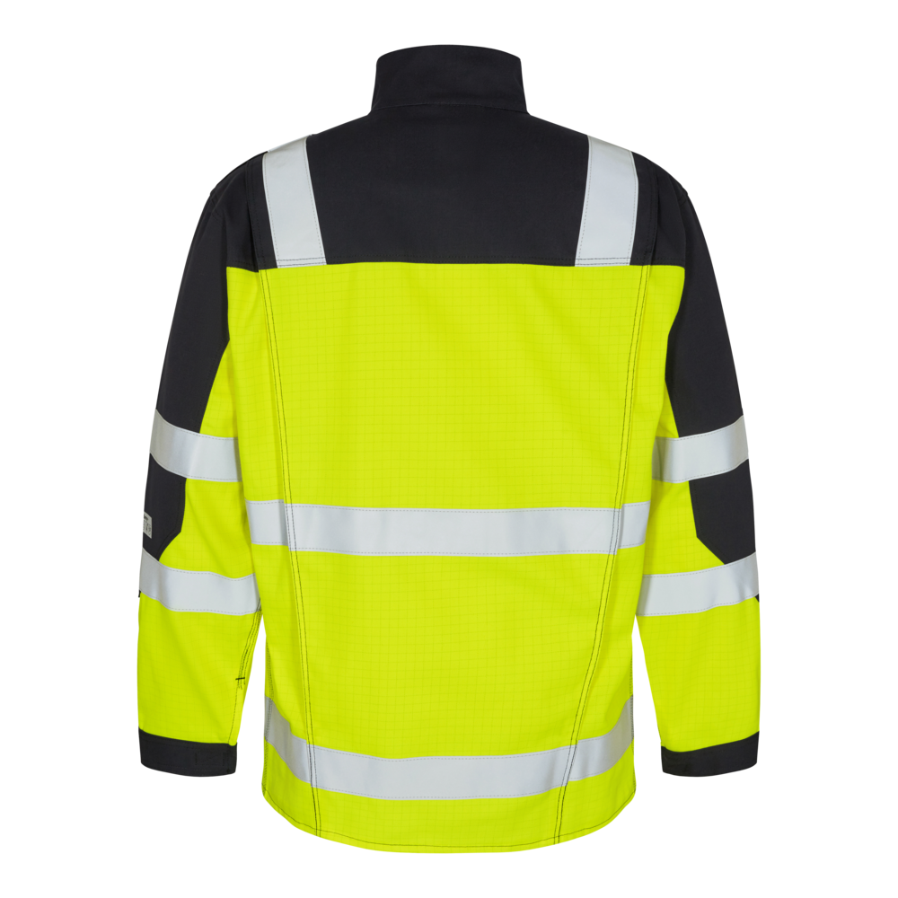 F. Engel Safety & EN ISO 20471 Multinorm Jacke - 3820 gelb/schwarz - Back