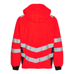 F. Engel Safety Pilotjacke Orange - 4720 rot/schwarz - Back