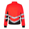 F. Engel Safety Warn-Arbeitsjacke Orange - 4720 rot/schwarz - Back