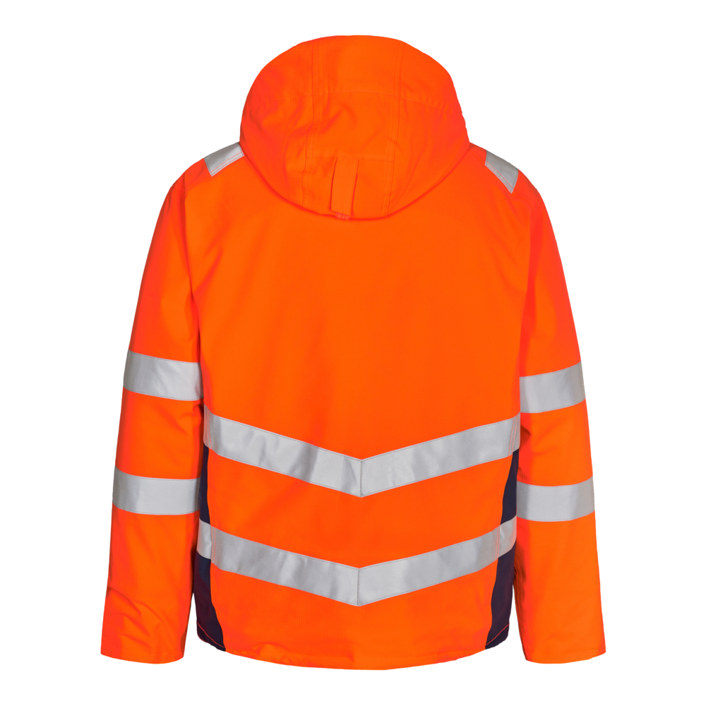 F. Engel Safety Warn-Winterjacke Orange - 10165 orange/blauink - Back