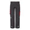 F. Engel Galaxy Arbeitshose mit Schenkeltaschen - 79757 anthrazitgrau/tomatenrot - Back