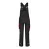 Galaxy Damen Latzhose - 79757 anthrazitgrau/tomatenrot - Back