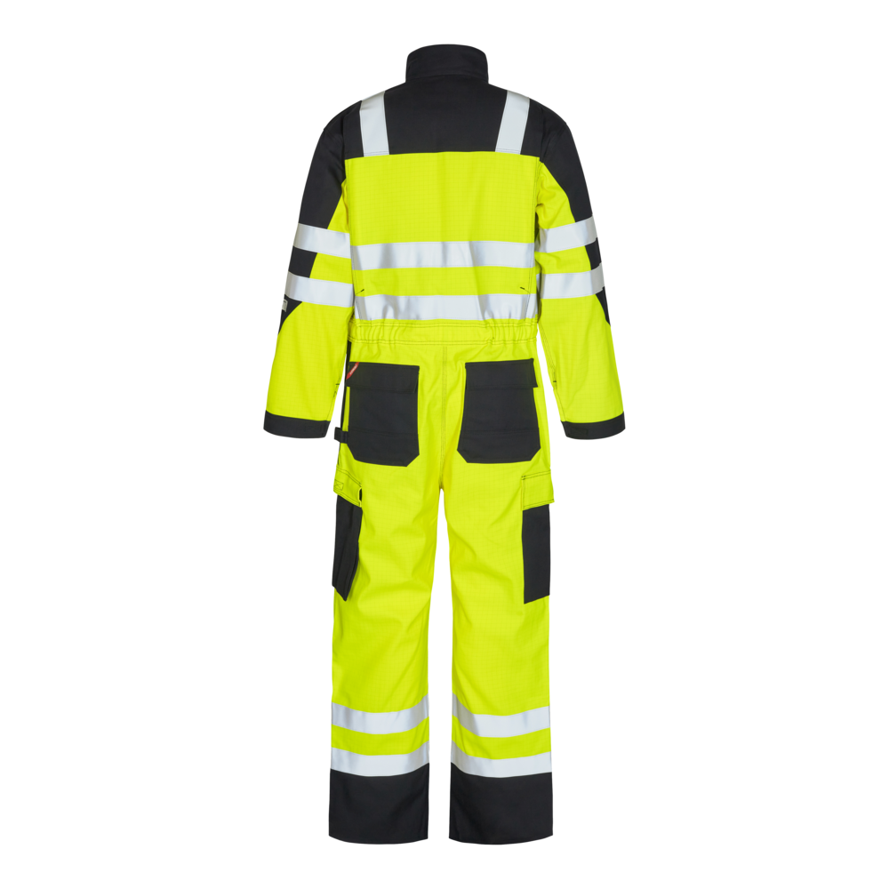 Safety+ EN ISO 20471 Multinorm Overall - 3820 gelb/schwarz - Back