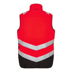 Safety Stepp-Innenweste - 4720 rot/schwarz - Back