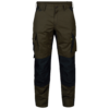 F. Engel Stretch-Handwerkerhose - 5320 waldgrün/schwarz - Front