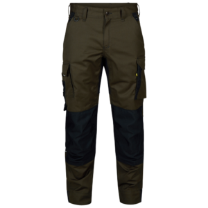 F. Engel Stretch-Handwerkerhose - 5320 waldgrün/schwarz - Front