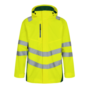 F. Engel Safety Shellparka - Gelb - 381 gelb/grün - Front