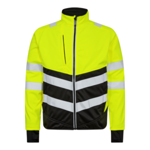 F. Engel Safety Softshelljacke - Gelb - 3820 gelb/schwarz - Front