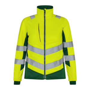 F. Engel Safety Damen Softshelljacke - 381 gelb/grün - Front
