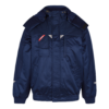 F. Engel Enterprise Pilotjacke mit abnehmbaren Ärmeln - 6 marine - Front