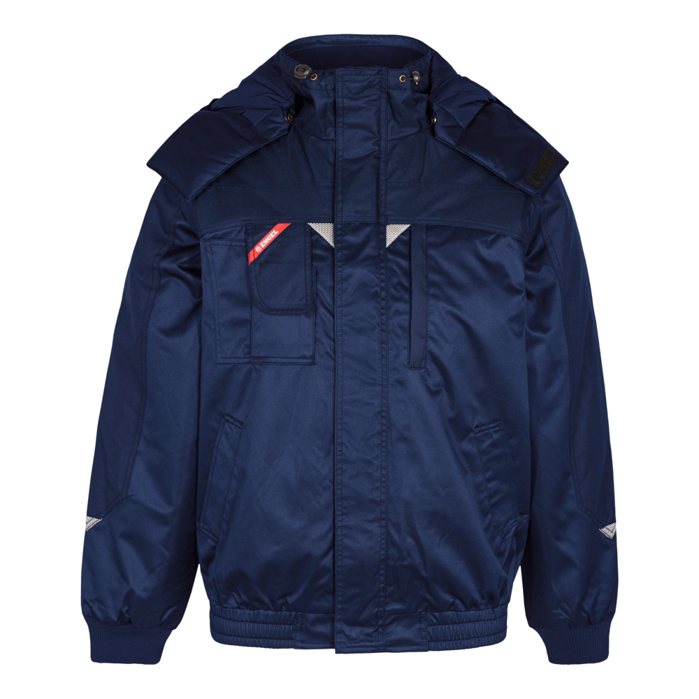F. Engel Enterprise Pilotjacke mit abnehmbaren Ärmeln - 6 marine - Front