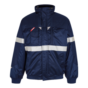 F. Engel Enterprise Pilotjacke mit Reflektoren - 6 marine - Front