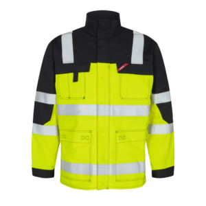 F. Engel Safety & EN ISO 20471 Multinorm Jacke - 3820 gelb/schwarz - Front