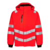 F. Engel Safety Pilotjacke Orange - 4720 rot/schwarz - Front