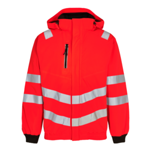F. Engel Safety Pilotjacke Orange - 4720 rot/schwarz - Front