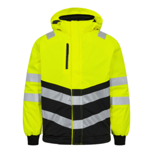 F. Engel Safety Pilotjacke Gelb - 3820 gelb/schwarz - Front