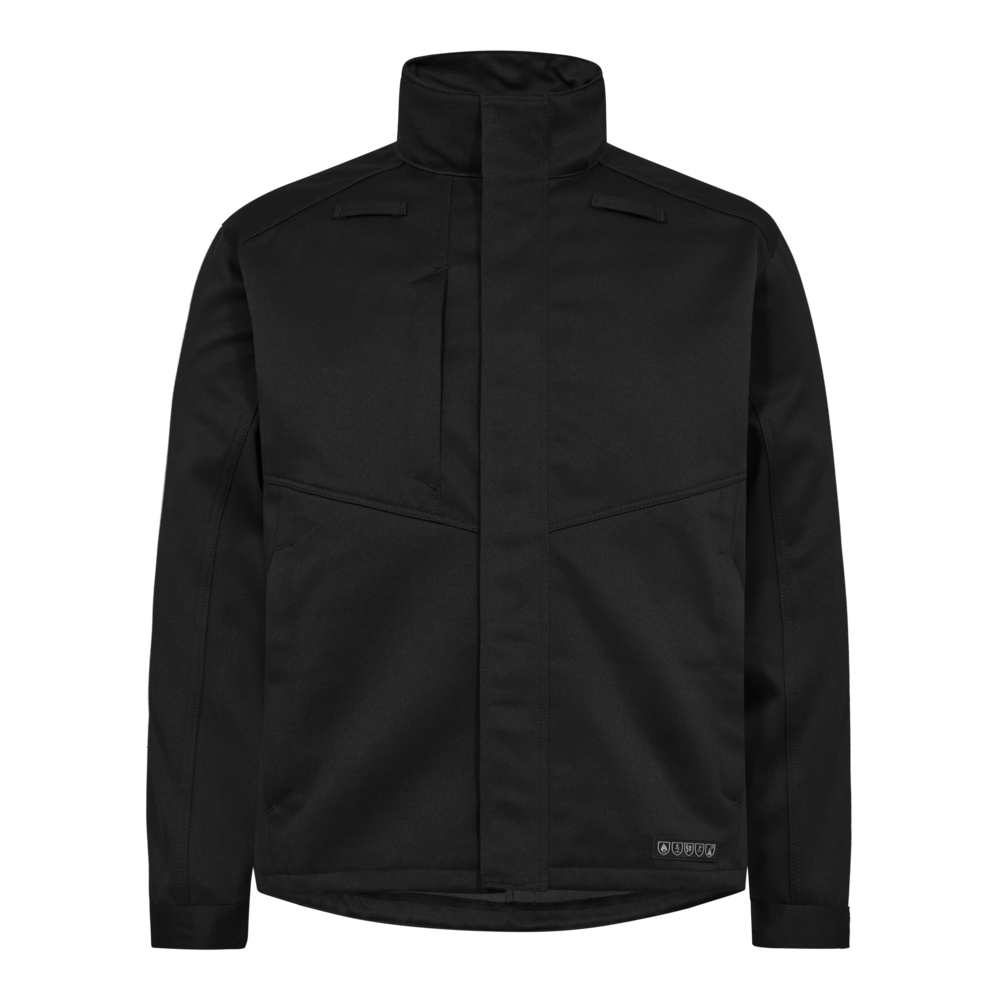 F. Engel Safety Arbeitsjacke - 20 schwarz - Front
