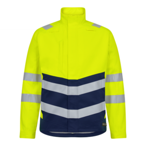 F. Engel Safety Sicherheitsjacke in Gelb - 3820 gelb/schwarz - Front
