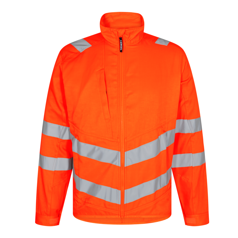 F. Engel Safety Light Arbeitsjacke - 10 orange - Front