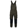 F. Engel X-treme Stretch Latzhose - 5320 waldgrün/schwarz - Front