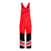 Safety Latzhose - 4720 rot/schwarz - Front