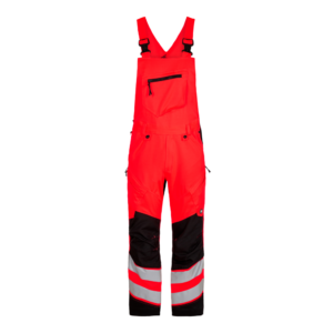 Safety Latzhose - 4720 rot/schwarz - Front