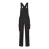 Galaxy Damen Latzhose - 79757 anthrazitgrau/tomatenrot - Front