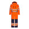 Safety Winteroverall - 10165 orange/blauink - Front