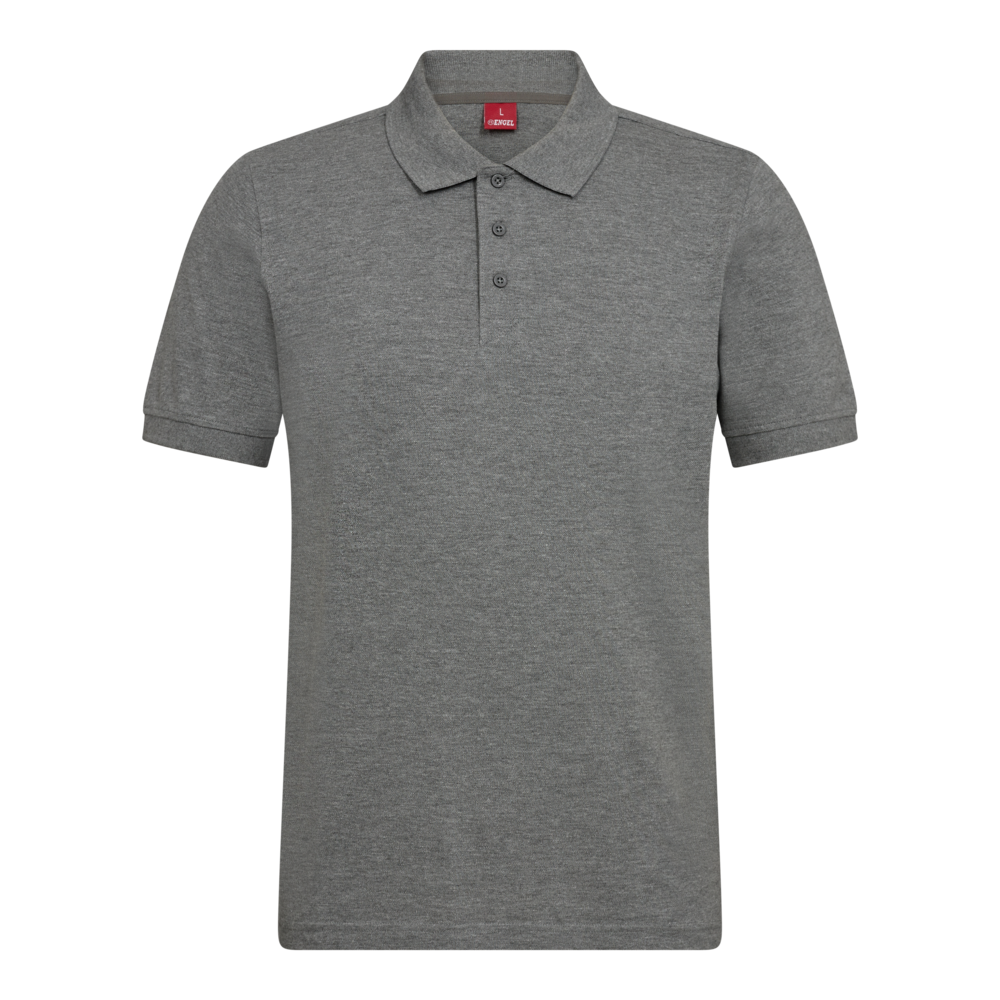 Extend Poloshirt mit Stretch - 78 grau melange - Front