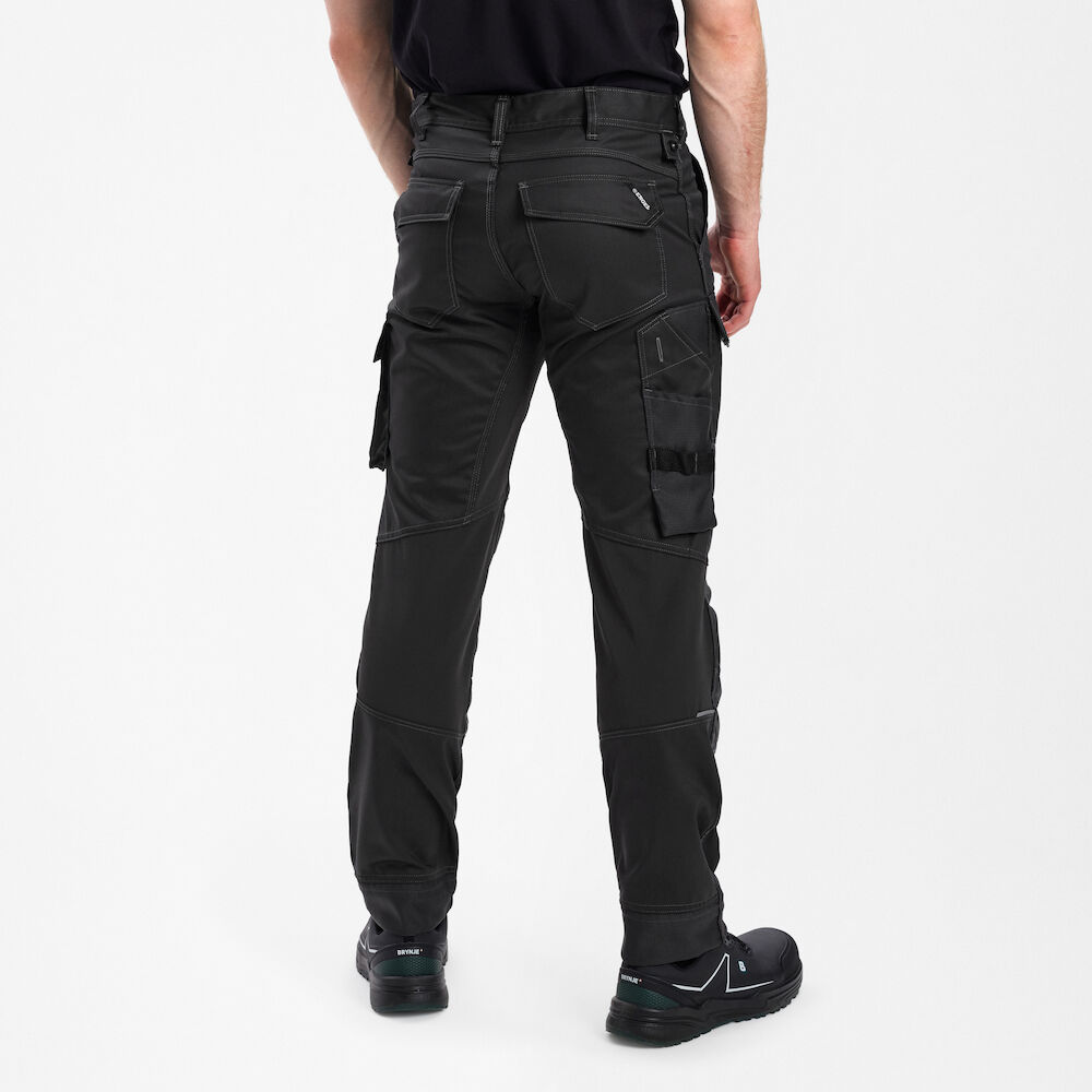 F. Engel X-treme Stretch-Handwerkerhose - 79 anthrazit grau - Model back