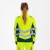 F. Engel Safety Damen Softshelljacke - 381 gelb/grün - Model back