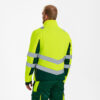 F. Engel Safety Steppjacke - 381 gelb/grün - Model back