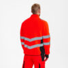 F. Engel Safety Fleecejacke - 4720 rot/schwarz - Model back